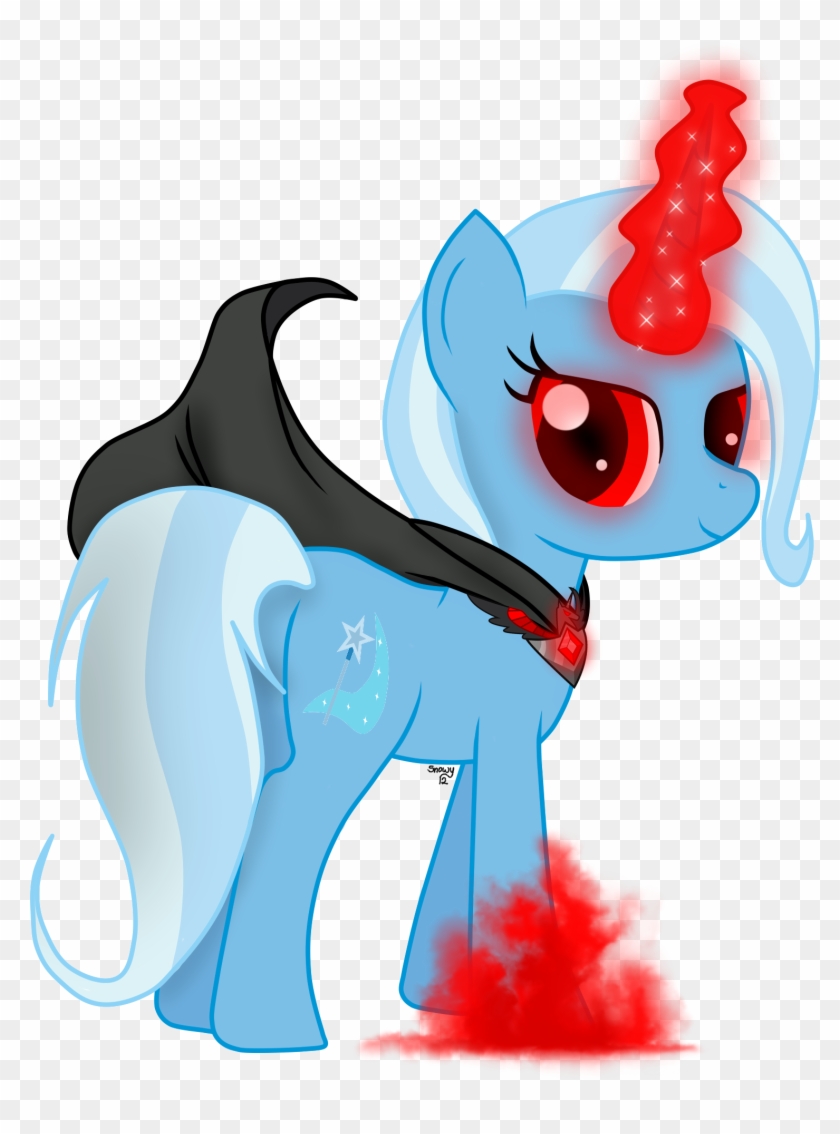 Pony Horse Blue Red Mammal Vertebrate Cartoon Horse - Cartoon #1379585