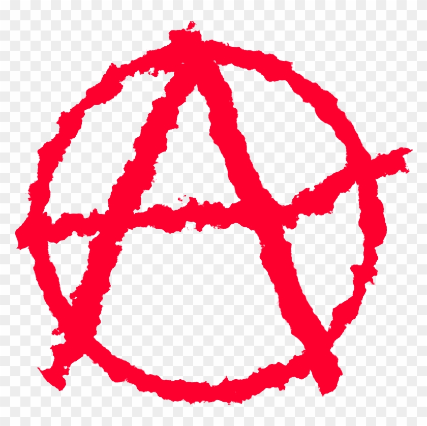 Circle A Clip Art Download - Red Symbol Anarchy #1379687