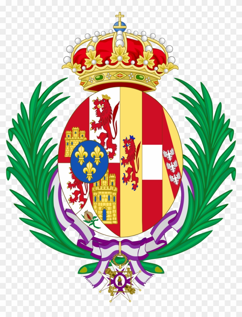 Coat Of Arms Of Maria Christina Of Austria, Queen Consort - Queen Letizia Of Spain Coat Of Arms #1379835