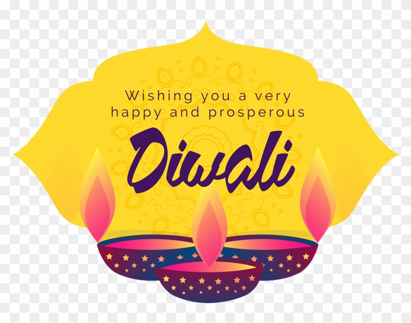 Diya Diwali High Quality Png - Wish You Happy Diwali Png #1379853