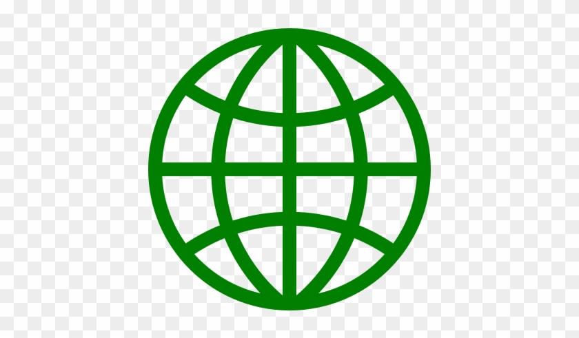 File - Green Globe - Svg - Website Logo Png Transparent Background #1380056