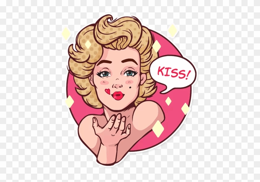 “marilyn Monroe” Stickers Set For Telegram - Marilyn Monroe #1380178