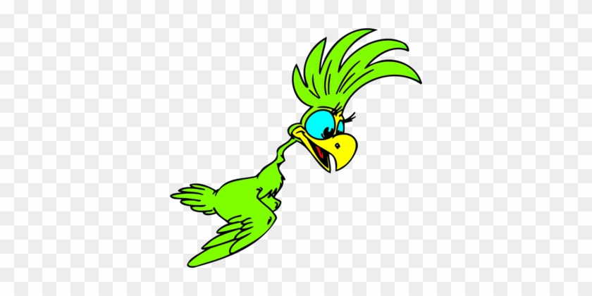 Parrot Bird Drawing Cartoon Animated Film - Funny Bird Sticker 2 #1380221