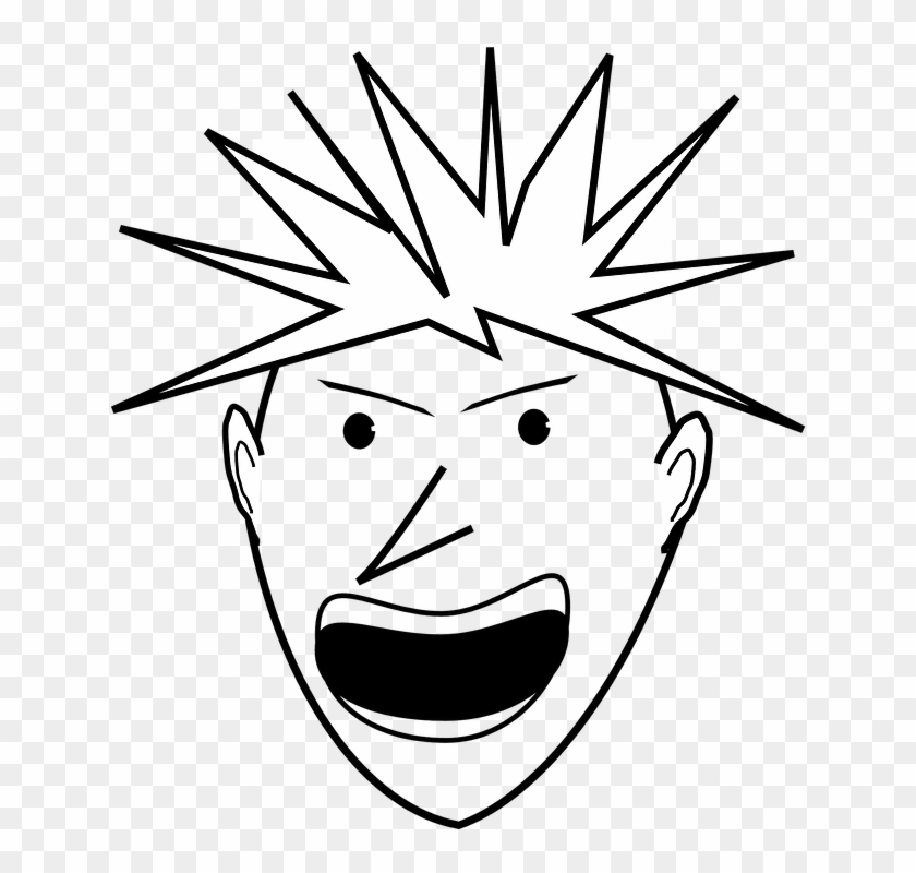 Popular Images - Angry Clipart Black And White #1380253