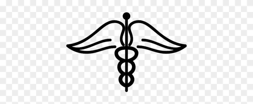 Winged Medical Symbol Vector - Symbol #1380256