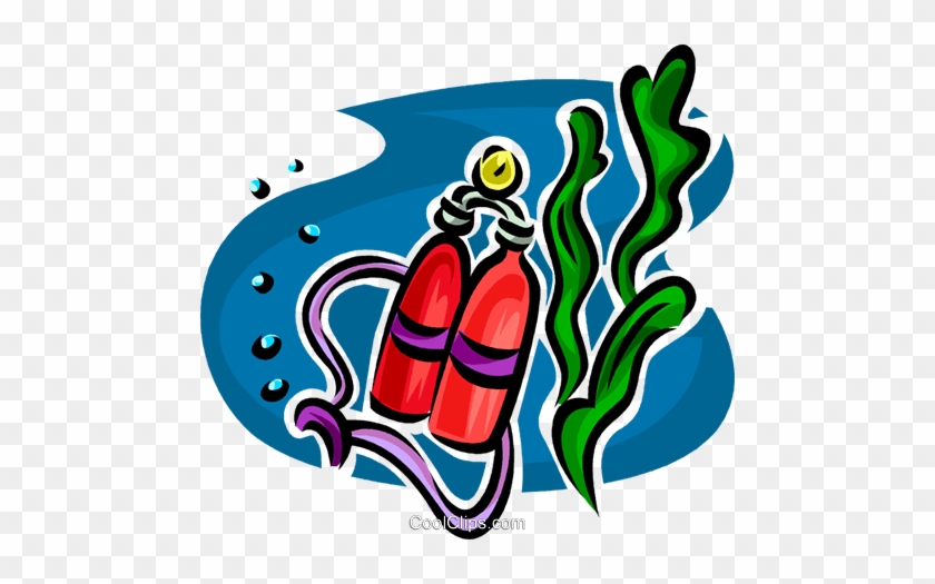 Scuba Oxygen Tanks - Clip Art #1380270