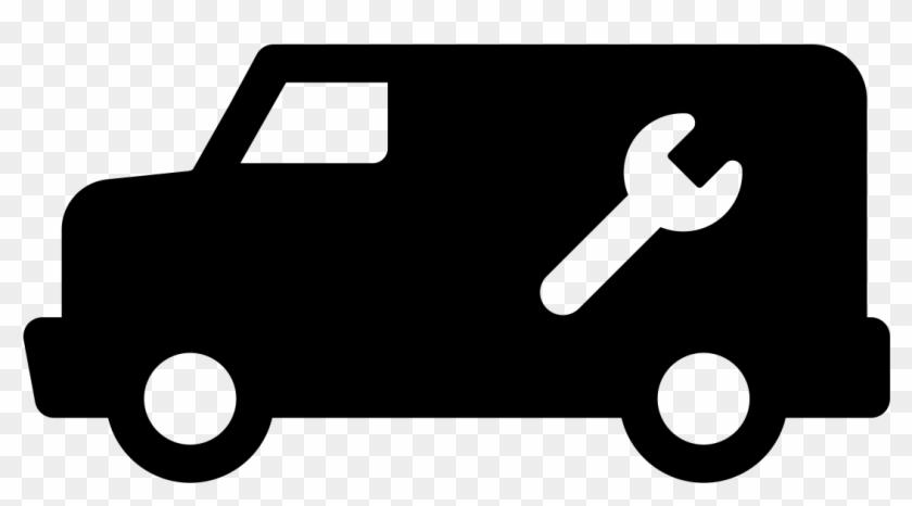 Pollution Clipart Truck - Service Van Icon Png #1380376