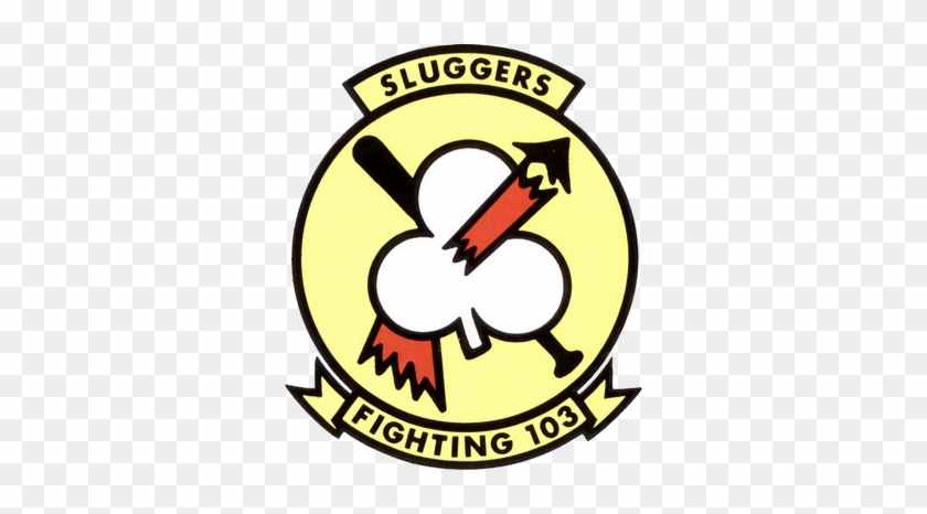 Fighter Squadron 103 Insignia C1966 - Vf 103 Sluggers Logo #1380390