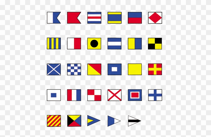 Narions Flagchart, International Code Flags, Based - Purjeveneen Juhlaliputus #1380479