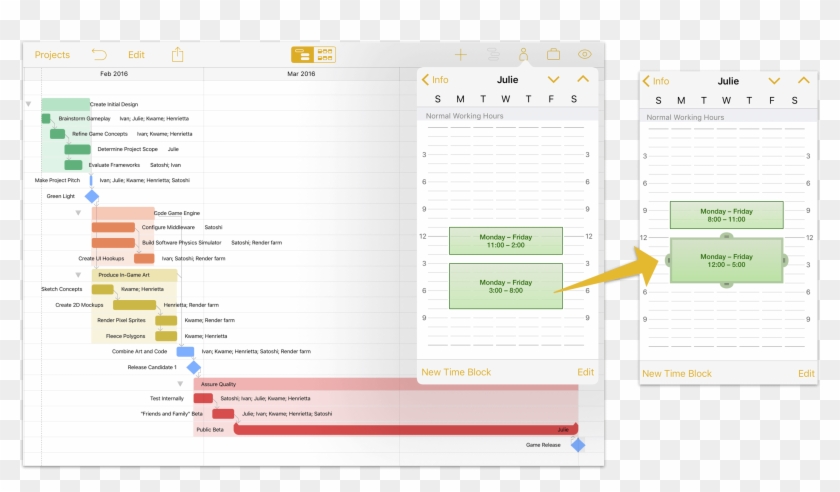 Julie's Personal Normal Work Hours - Schedule On Ios #1380674