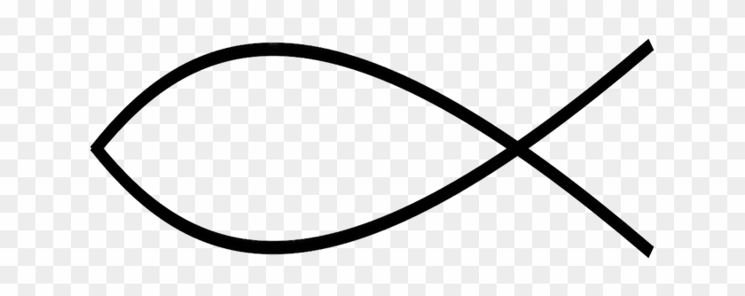 The Jesus Fish - Line Art #1380742