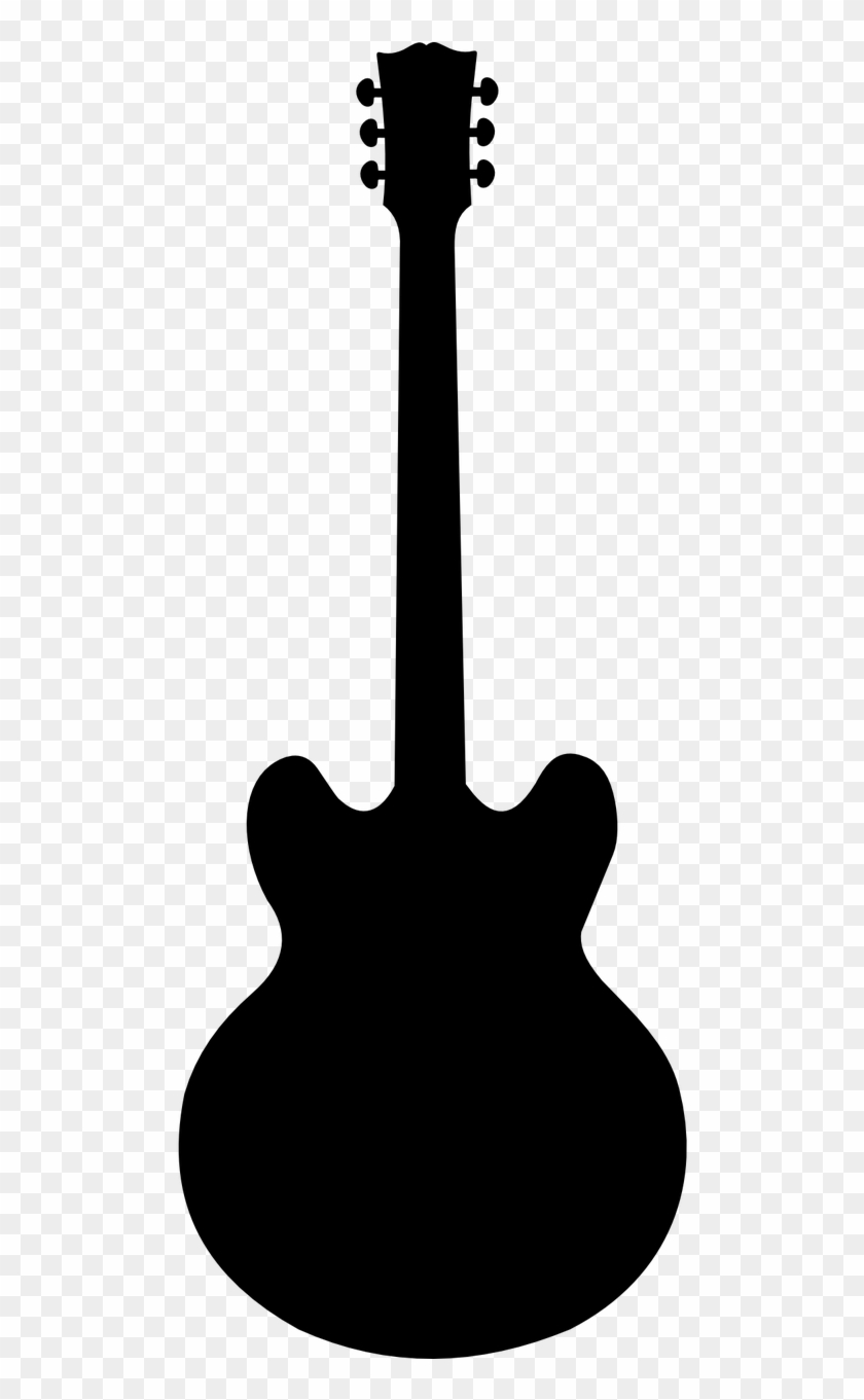 Svg Png - Preto Branco Vetor Violao Png #1381074