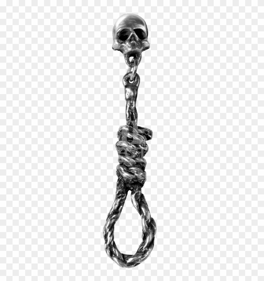 Hang Man's Noose Earring - Alchemy Gothic E256 - Hang Man's Noose Earring #1381171