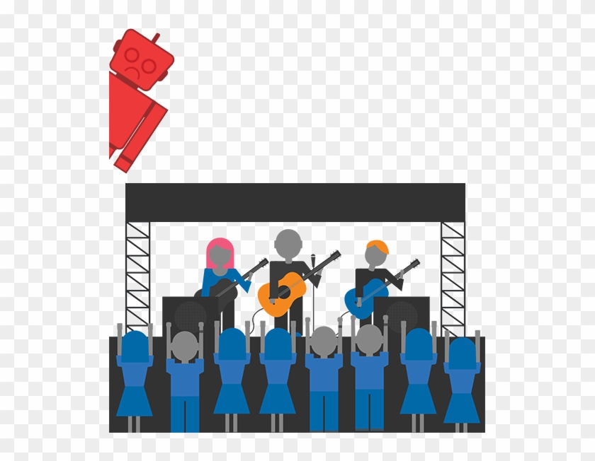 Clipart Concert - Going To Concerts Clipart #1381183