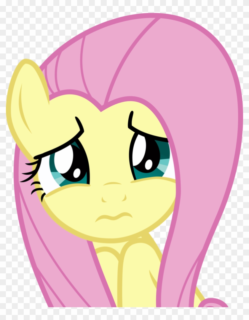 Fluttershy Worried By Uponia On Deviantart - Fluttershy Admiring The Animals #1381196