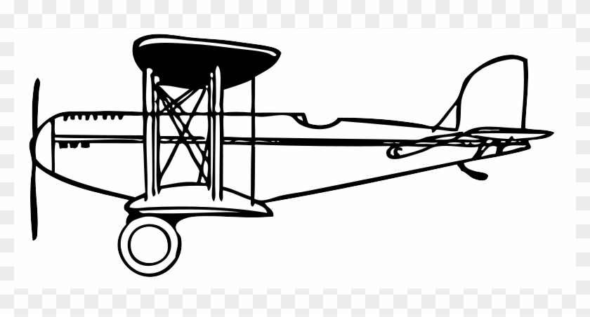Wright Brothers Plane Outline #1381357