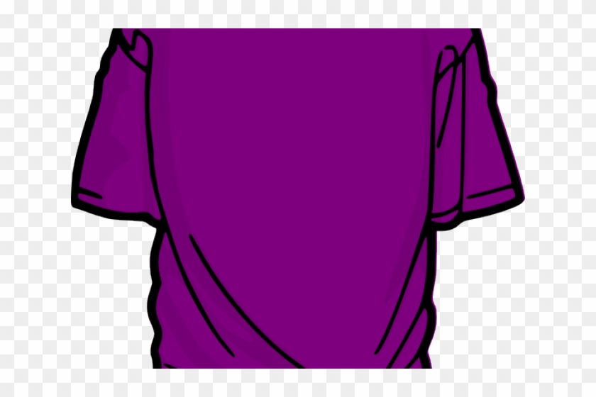 Purple Clipart Tshirt - T Shirt Clip Art #1381399