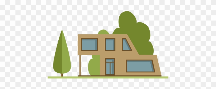 Flat Building House Transparent Png Svg Vector - Building #1381403