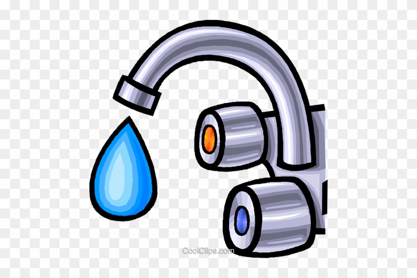 Faucet, Water Tap Royalty Free Vector Clip Art Illustration - Faucet Clip Art #1381411