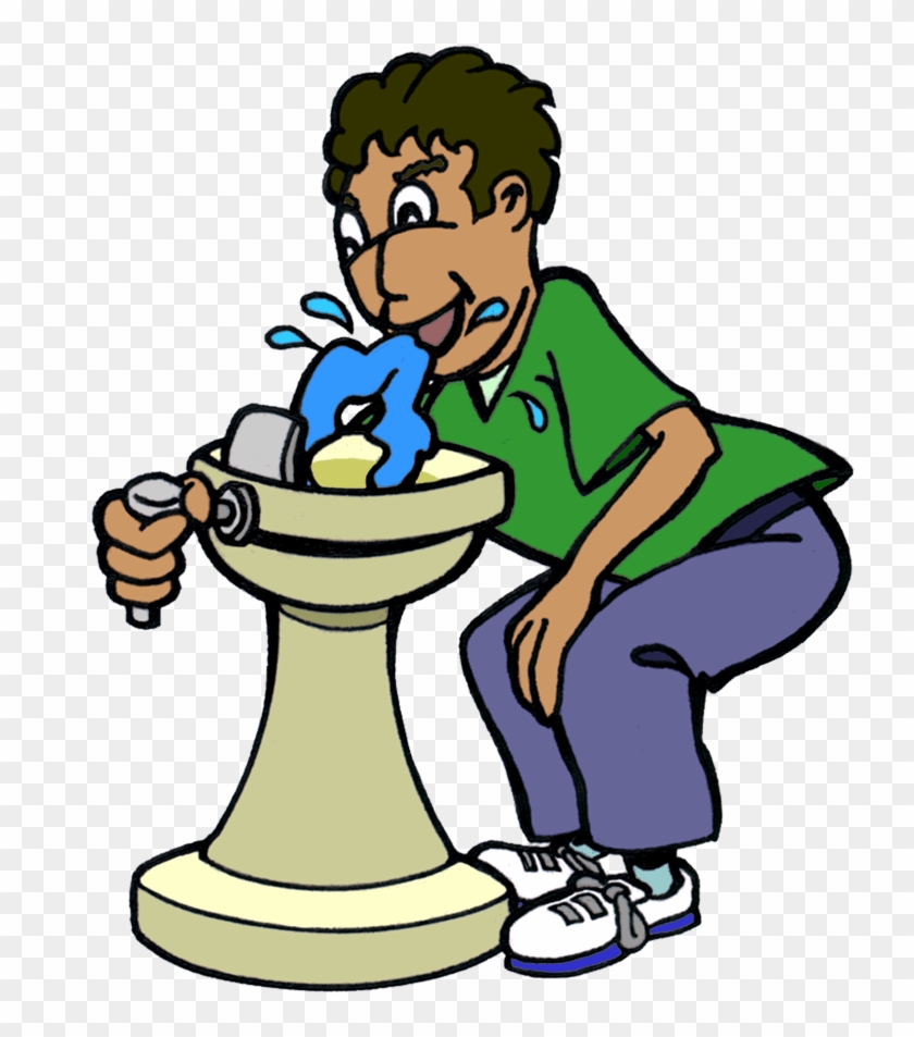 Drinking Water Fountain Clipart Jpg Library - Drinking Fountain Water Clipart #1381418