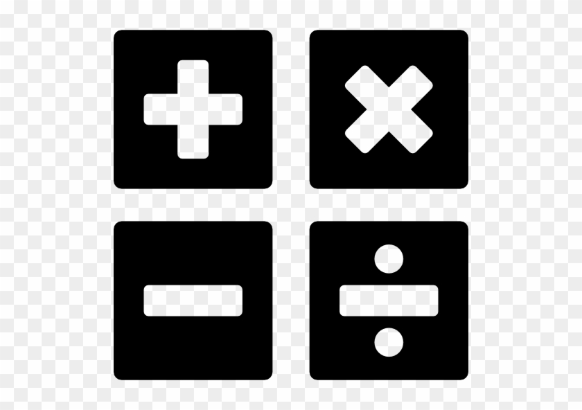 Addition Clipart Multiplication Division - Addition Subtraction Multiplication And Division Symbols #1381454