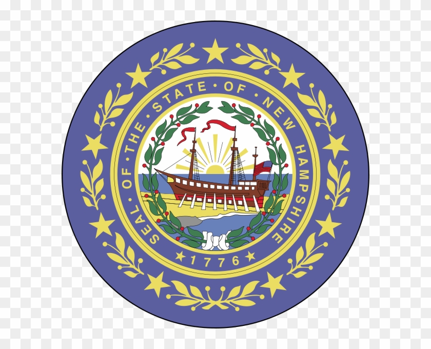 New Hampshire Was Different From All The 13 Colonies - New Hampshire State Seal Vector #1381524