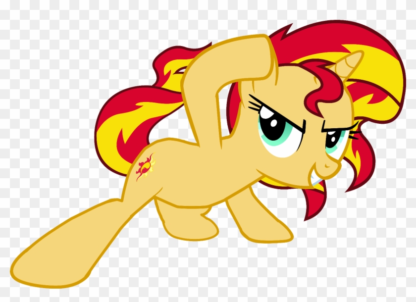 Sunset Shimmer Sliding Vector Mlp Mylittlepony Mlpslidi - My Little Pony: Friendship Is Magic #1381582