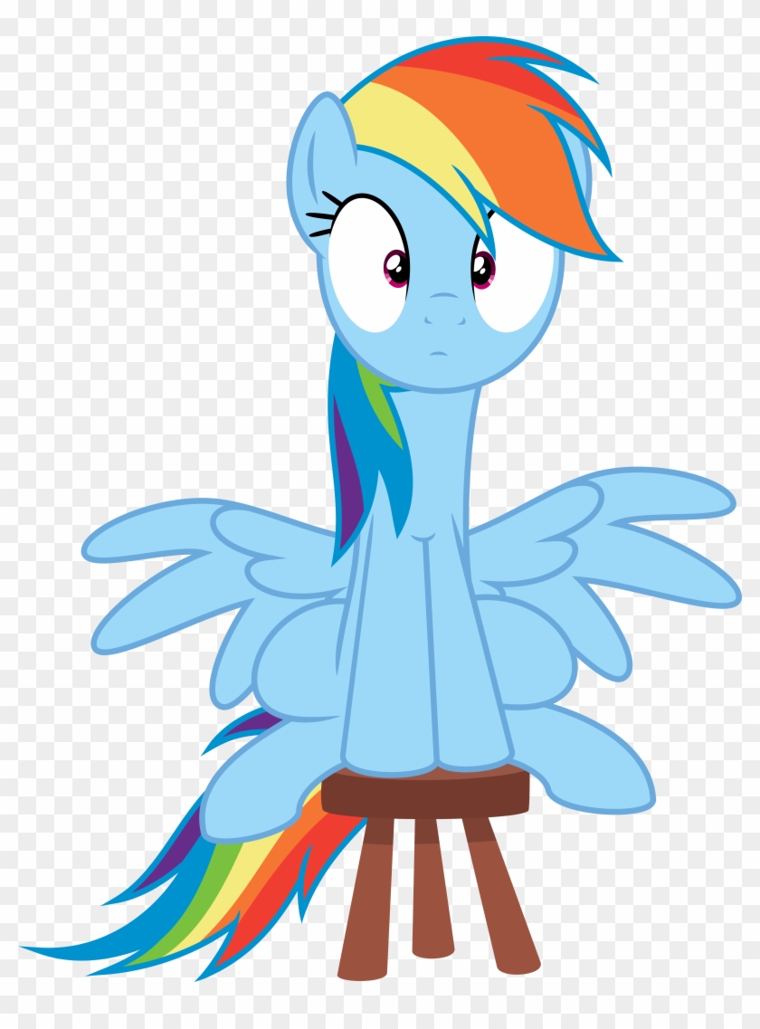 Search Clip Art Wut By Spier17 Wut By - Mlp Rainbow Dash Stool #1381589
