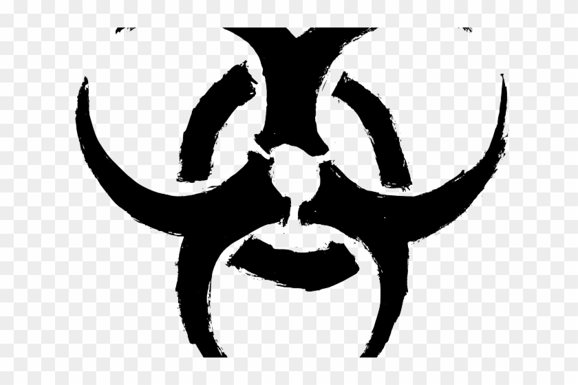 Biohazard Symbol Clipart Official - Biohazard Symbol #1381686