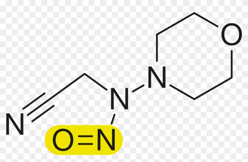 Sin-1a Chemical Structure - Chemical Structure - Full Size PNG Clipart ...