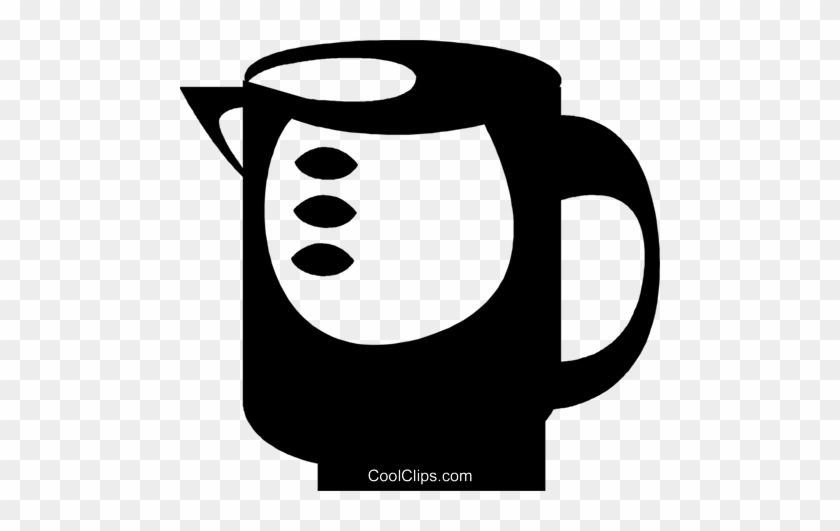 Measuring Cup Royalty Free Vector Clip Art Illustration - Measuring Cup Royalty Free Vector Clip Art Illustration #1381838