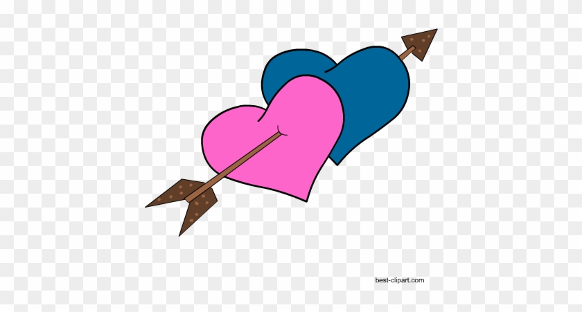 Hearts And Arrow, Free Graphic - Love #1381899