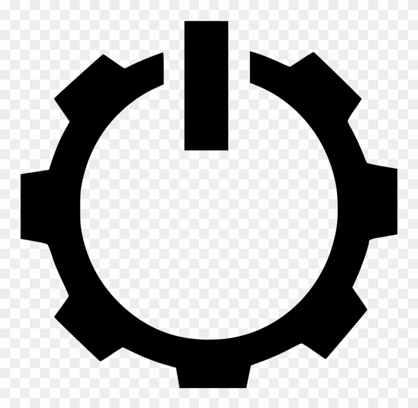 Gear Logo Computer Icons - Happy Labor Day Black And White #1381985