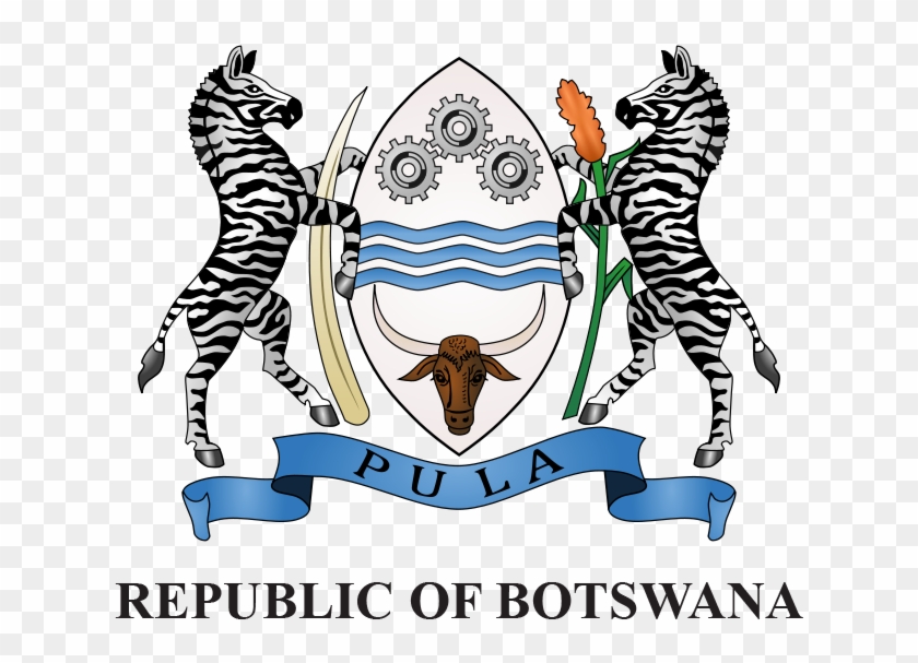 Coat Of Arms Parliament Of Botswana - Botswana Coat Of Arm #1382169