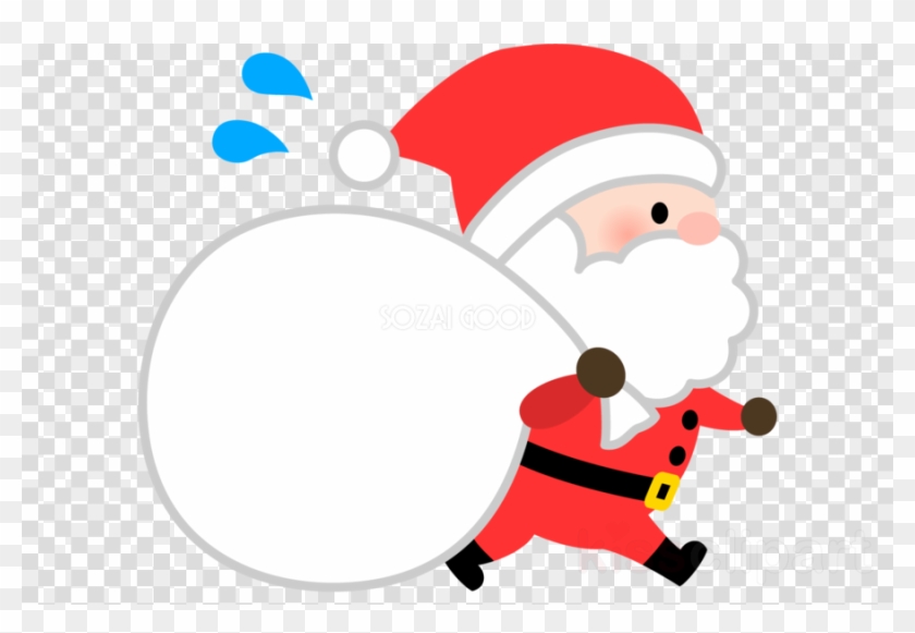 Dibujos De Sanra Claus De Navidad Clipart Santa Claus - Sticker Emoticon Facebook Png #1382261