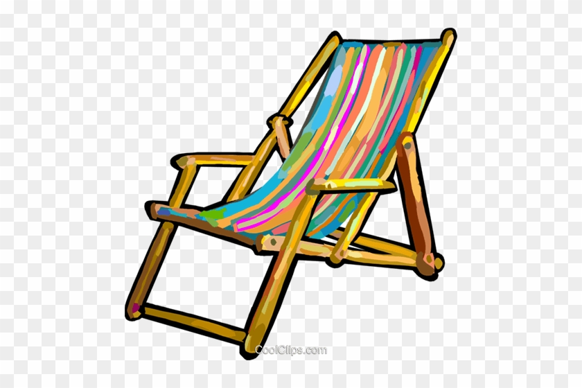 Patio Chair Royalty Free Vector Clip Art Illustration - Garden Furniture #1382317