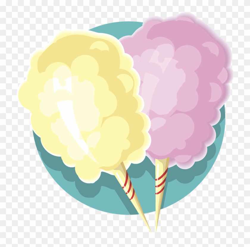 Cotton Png Image Hd - Cotton Candy Clipart Transparent #1382494