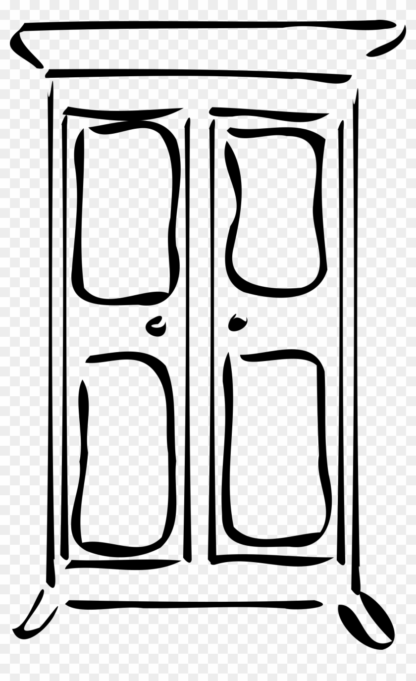 Download Svg Freeuse Custom Work All Design Copyrighted - Outline Image Of Cupboard #1382564