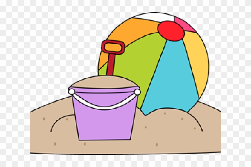 Sand Castle Clipart August - Transparent Beach Sand Bucket Clip Art #1382571