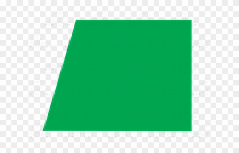 Green Clipart Trapezoid - Trapezoid #1382682