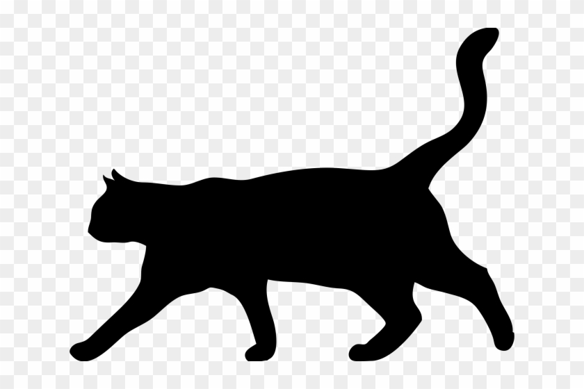 Tuxedo Cat Clipart Cat Silhouette - Cat Silhouette Png #1382818