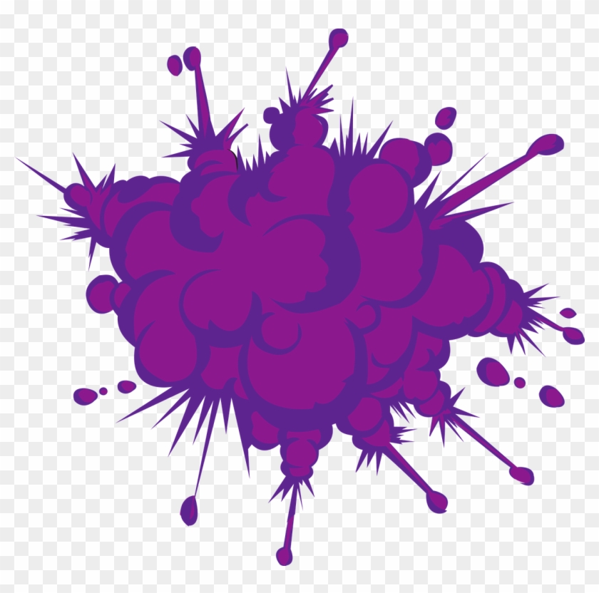 Vector Graphics, - Clip Art Purple Explosion #1382911