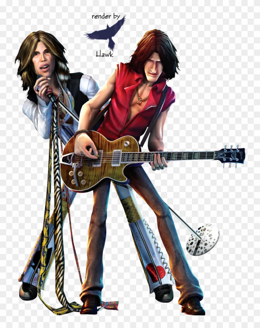 Graphic Download Band Vector Guitarist - Aerosmith T Shirts Mens #1383174