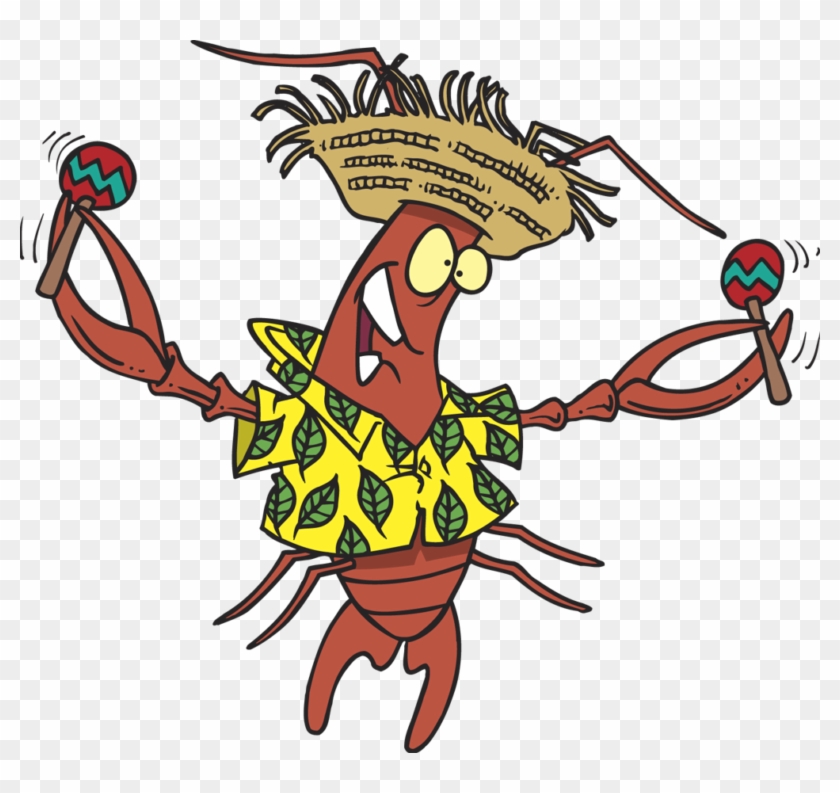 Can You Smell The Spice In The Air And Feel The Heat - Crawfish Wearing A Sombrero #1383320