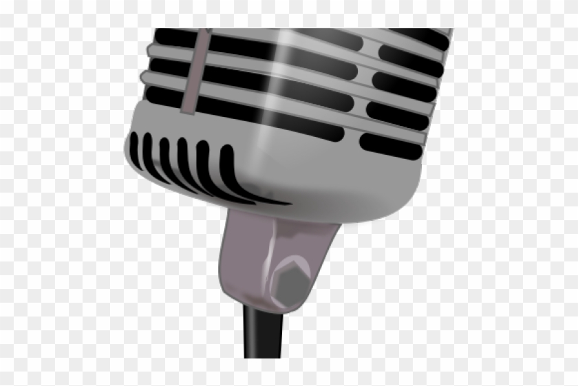 reporter microphone clipart black