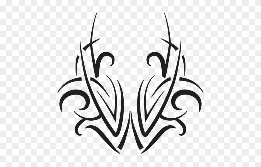Tribal Pinstripes In Symmetric Style Transparent Png - Art #1383533