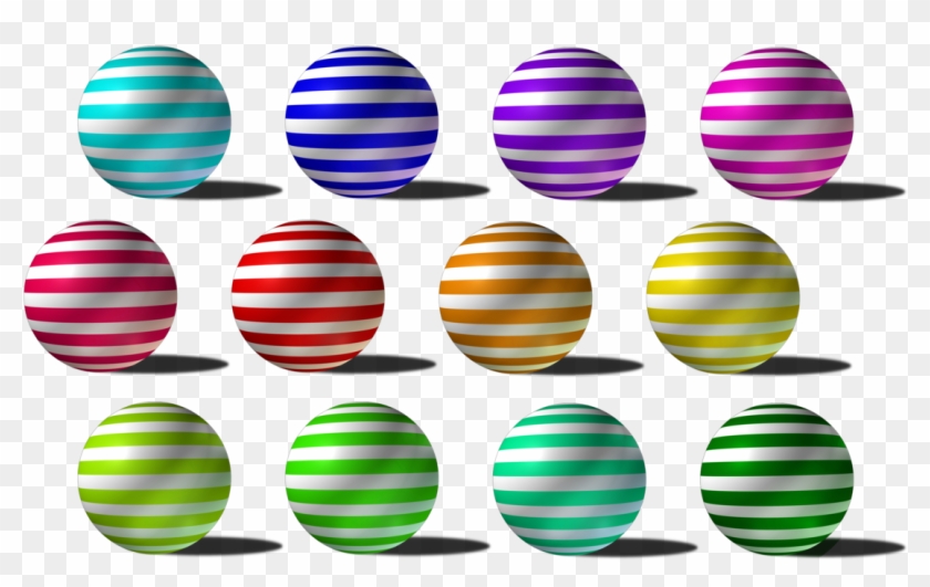 Spheres With Stripes Png - Circle #1383536