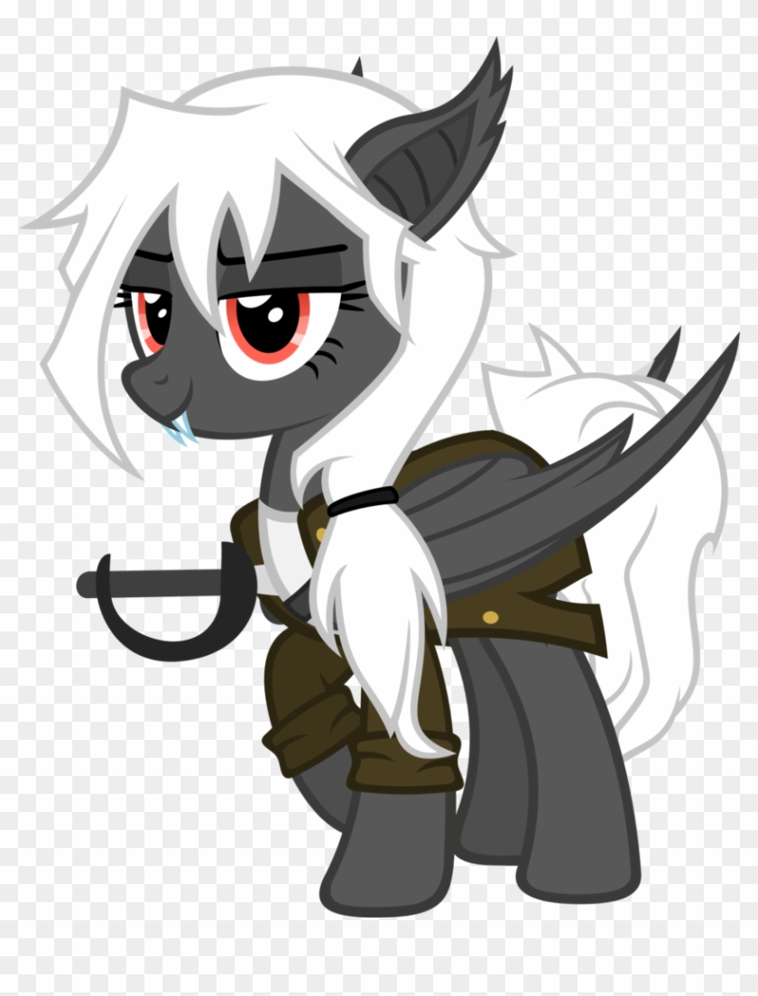 Zacatron94, Bat Pony, Clothes, Cutlass, Oc, Oc - Cartoon #1383547