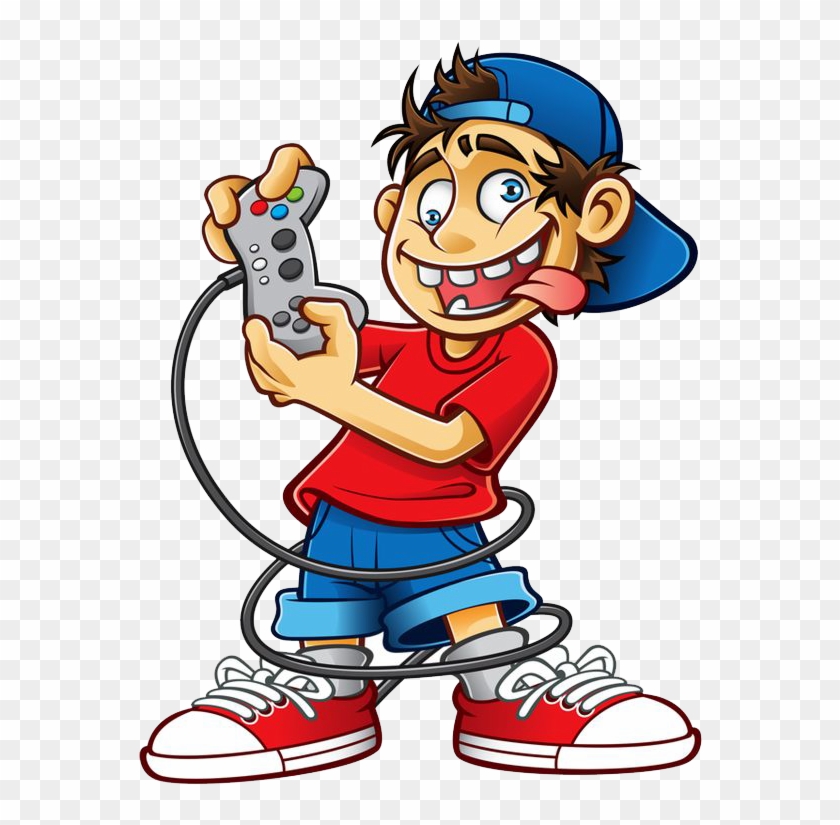 Kid Playing Video Games Png - Obsessed Clipart #1383594
