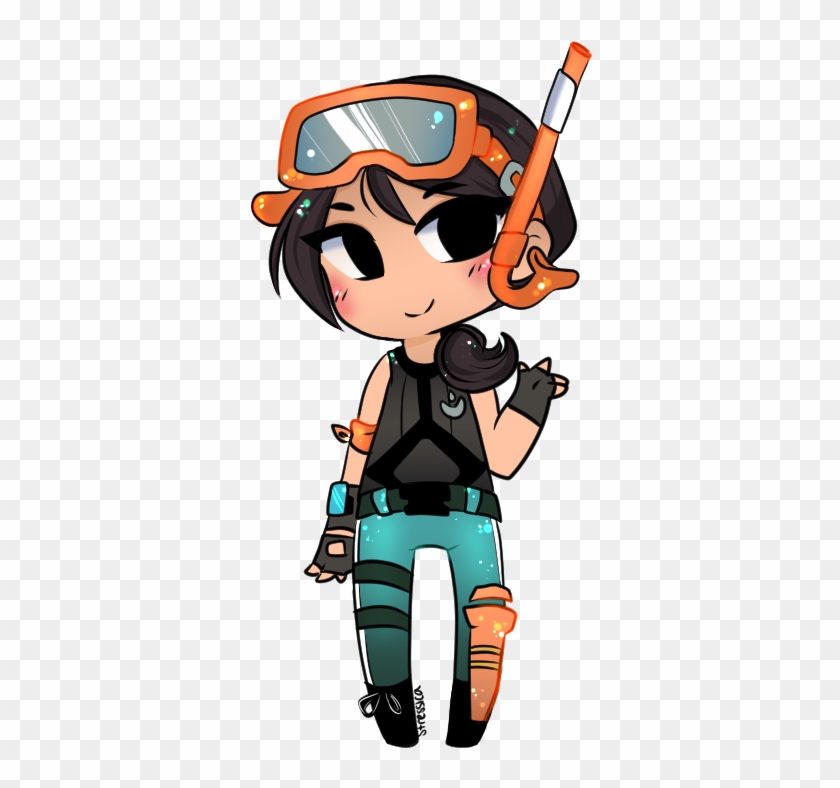 Spent The Down Time Drawing My Favorite Skin - Fortnite Snorkel Ops Fanart #1383603